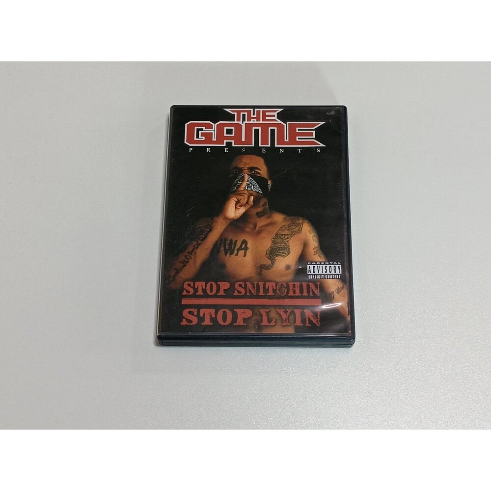 The Game Presents: Stop Snitchin Stop Lyin DVD 2005 Hip Hop Documentary